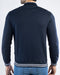 Men Pique Mockneck Jacket MMT09 - Navy
