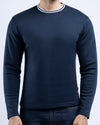 Men Pique T-Shirt Style Sweatshirt MSSNR10 - Navy