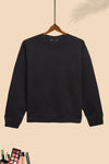 Women fleece sweatshirt (Brand : Zaraa 100% original) high quality - Black