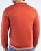 Men Quilt Tipping Zipper Mocknek MMQT06 - Rust