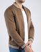 Men Quilt Zipper Jacket MJQT01 - Olive