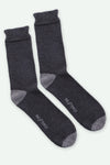 Men's Long Checkered Socks - D/Gray