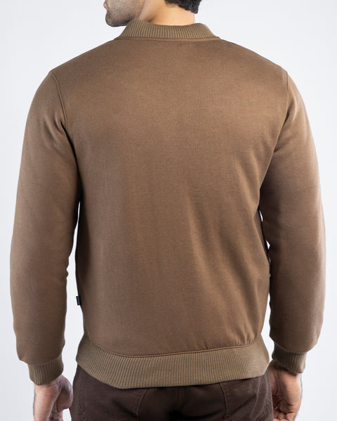 Men Pique Zipper Jacket MJP03 - Olive