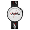 Boys Sanda Silicone Strap Watch - Black & White