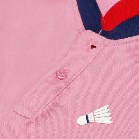 Boys Jacquard Polo Hidy Print - Party Pink